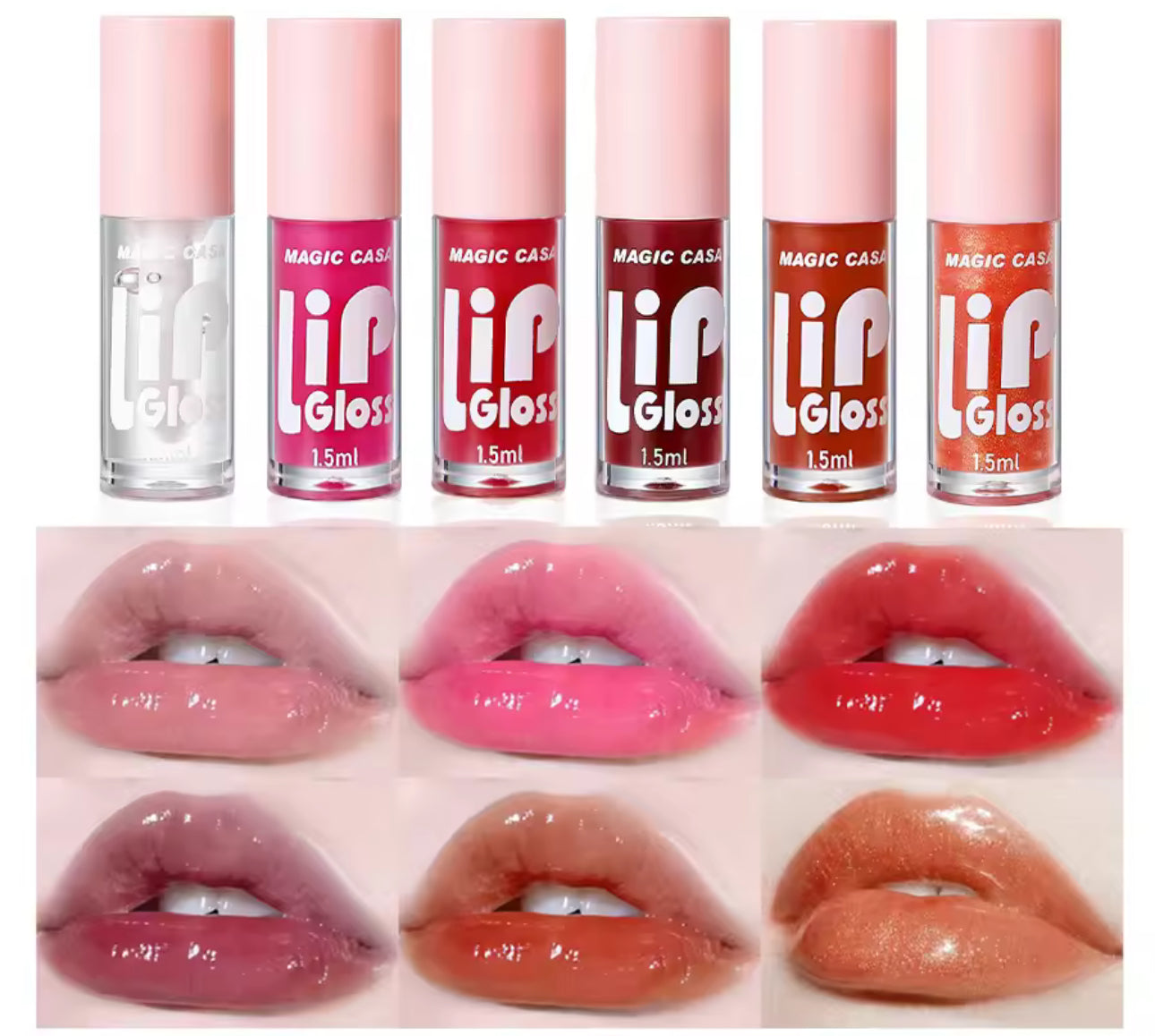 6pcs/set lipgloss
