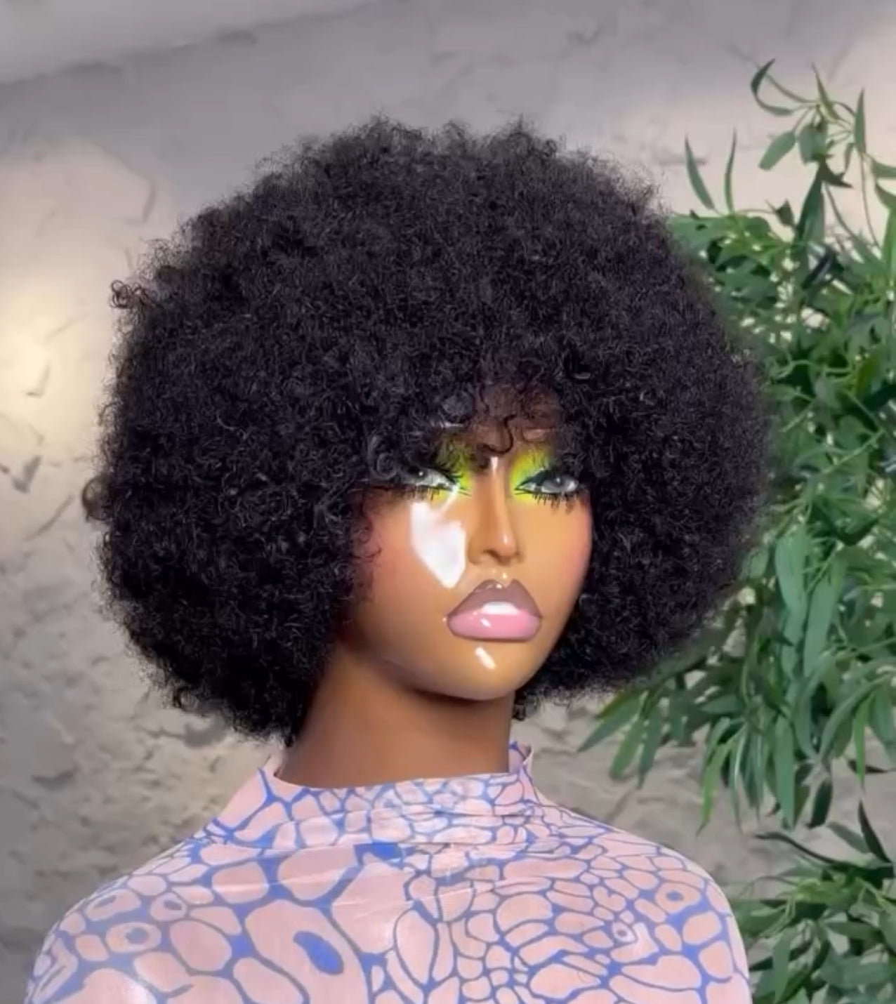 Afro kinky 💯human hair