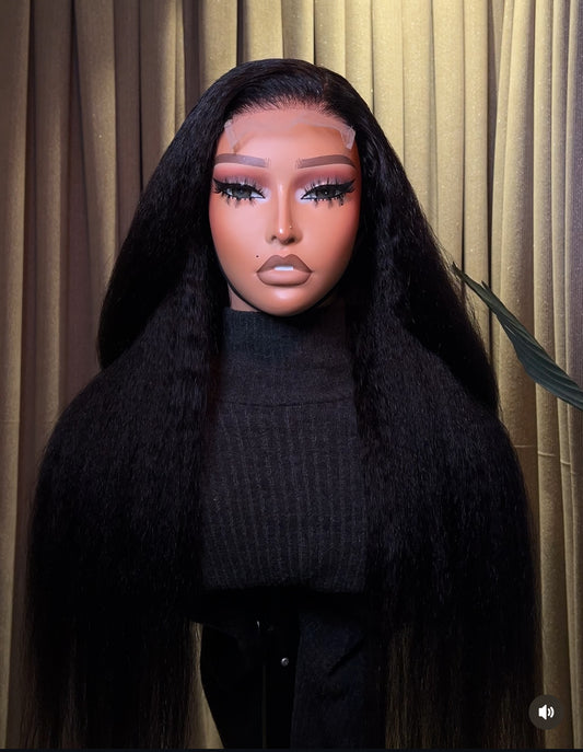 Super double draw Kinky straight ￼￼